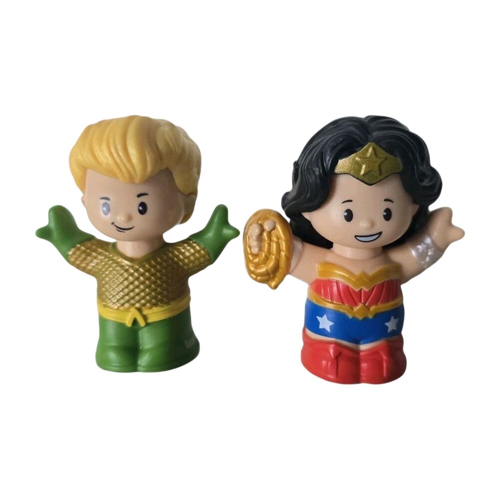 Fisher Price Little People Aquaman And Wonder Woman